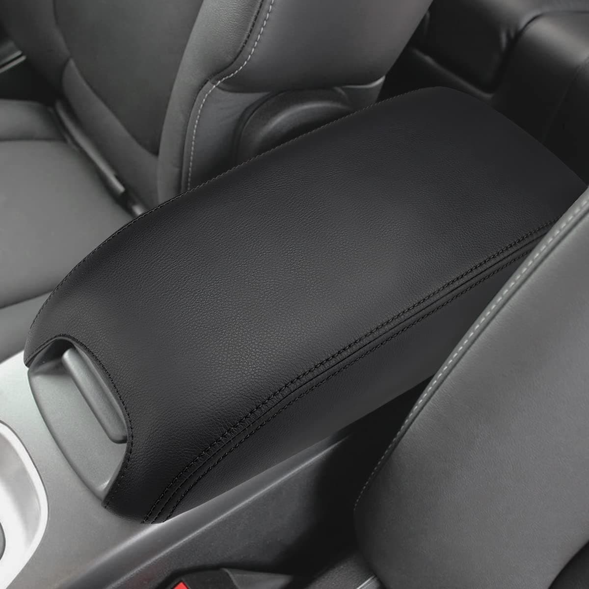 INTGET Center Console Cover for 20112020 Dodge Journey Accessories Leather Middle Armrest Cover Arm Rest Box Lid Protector Car Seat Box Cover for Dodge Journey