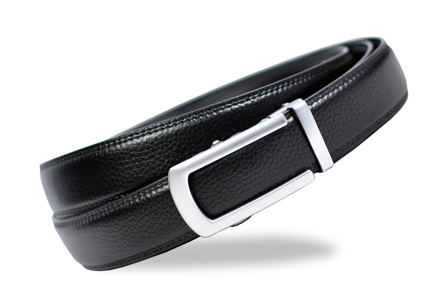 NAPA HIDE Men's Genuine Leather Belt for Men| Premium Auto-Lock Buckle | Adjustable up to 48” | Formal & Casual Wear | Micro-Adjust Fit | Stylish Gift Box Included (PREMIUM BLACK1)