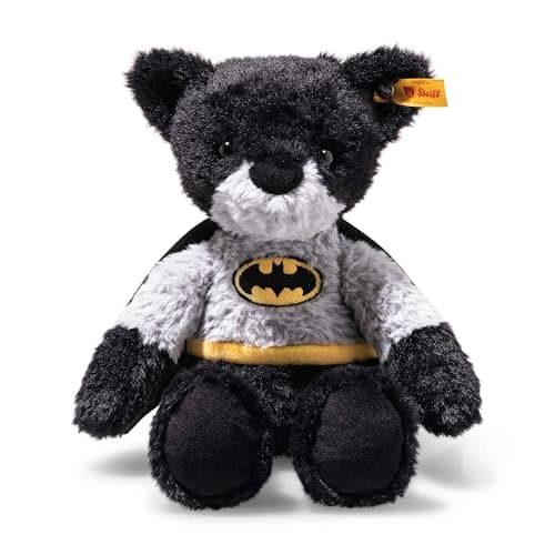 Steiff DC Superhero Teddy Bear Officially Licensed Plush Toy Collectible Premium Soft Stuffed Animal for Kids Collectors DC Batman 12 Tall