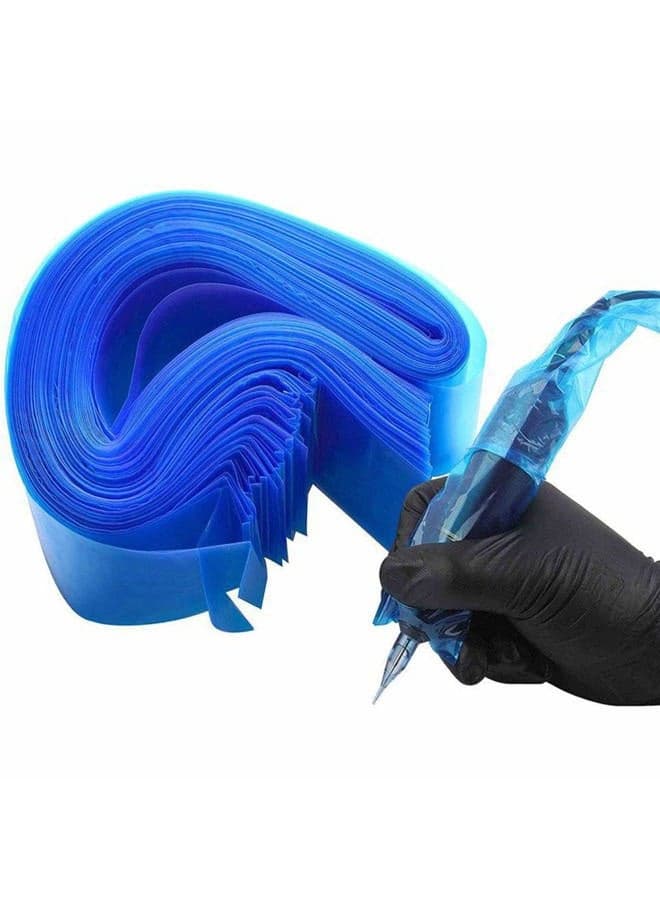 Tattoo Clip Cord Covers 200pcs Heavy Duty Disposable Hygiene Tattoo Clip Cord Sleeves Covers Supply Tattoo Machine Gun Accessories (blue-200)
