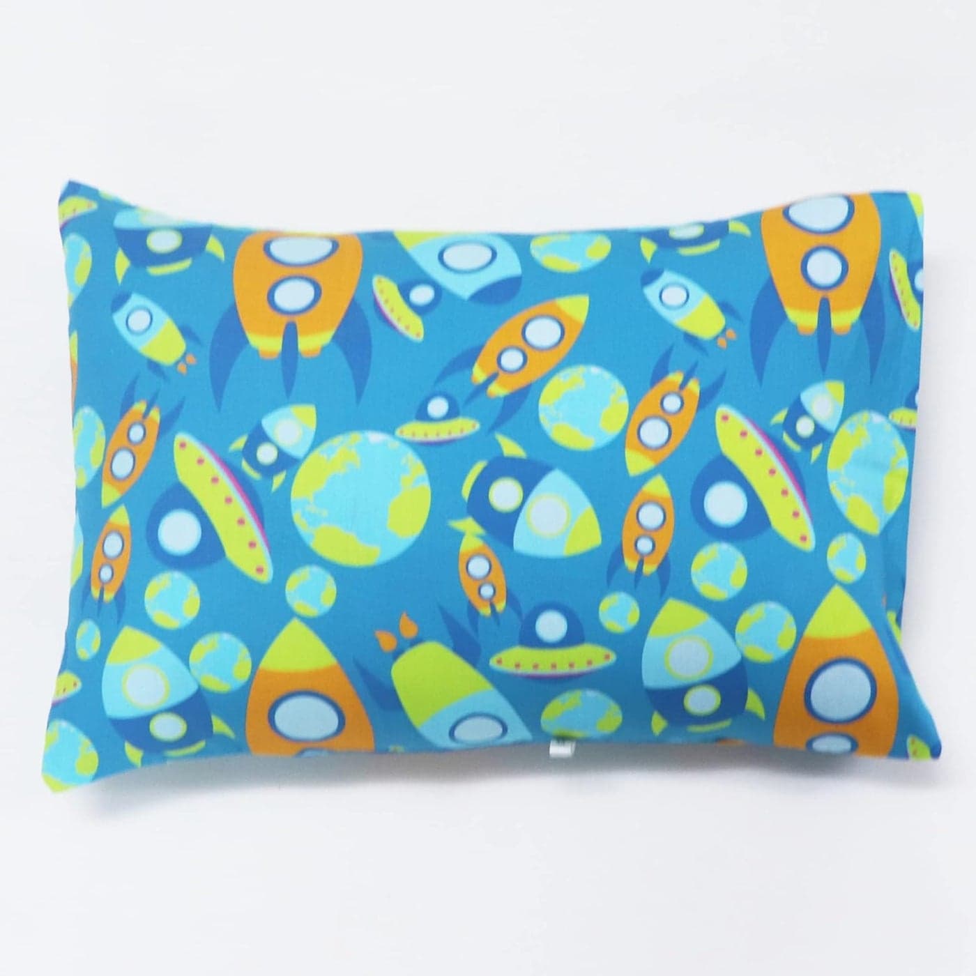 KRADYL KROFT Toddler Pillow with 100 Cotton Removable Cover 20 X 15 Inches Children Pillows Baby Pillows Aztec Rocket