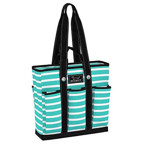 SCOUT Rocket Pocket Tote - Multi-Pocket Travel, Nurse, Teacher, Mom Tote, 7 Pockets Total, Two Sets of Straps, Folds Flat
