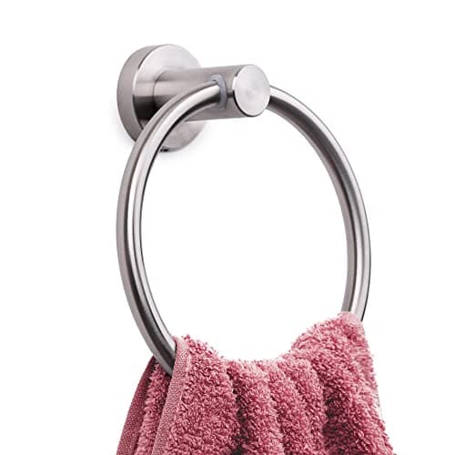 Marmolux Acc Brushed Towel Ring for Bathroom Hand Towel Holder for Bathroom Wall SUS304 Stainless Steel Bathroom Towel Rack Hardware Set