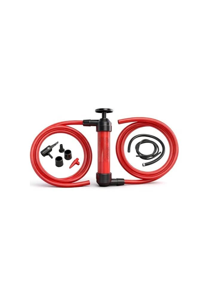 HORUSDY MultiUse Siphon Fuel Transfer Pump Kit for Gas Oil and Liquids