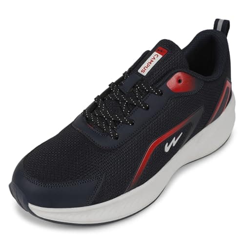Campus Men's XAVEN Running Shoes Navy/RED - 10UK/India
