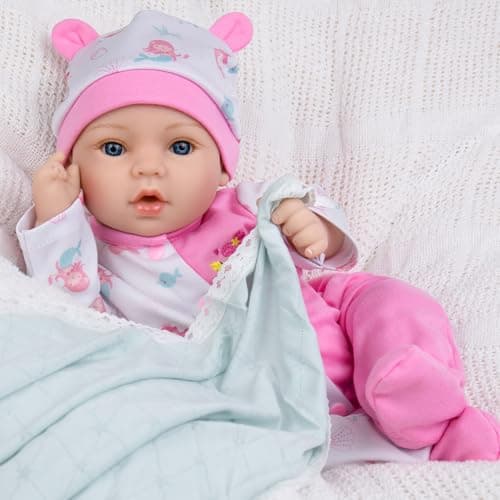 Aori Reborn Baby Dolls Girl Lifelike 18 inches Realistic Newborn Baby Girls That Look Real Premium LifeSize Collectible Doll for Preparents Grandparents Collectors