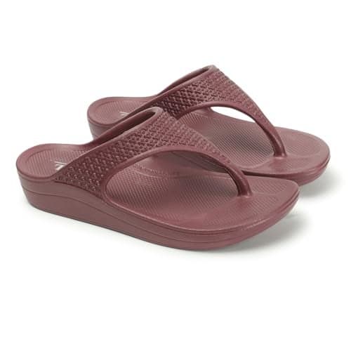 Carlton London Women Comfort Slipper Colour-Wine UK- 8