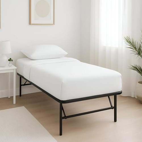 Rajlinen Cot Sheet Set 28" X 75", 4-Piece Premium Cotton Bedding, Deep Pocket Fits Up to 8" Mattress, Perfect for Narrow Twin, RV Bunk, Camp Bed, Folding Cot, Guest Bed, White