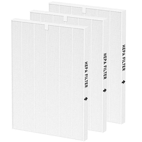 116130 True HEPA Replacement Filter H Compatible with Winix 55002 Air Cleaner Purifier and Models AM80 3 Pack HEPA Filter only