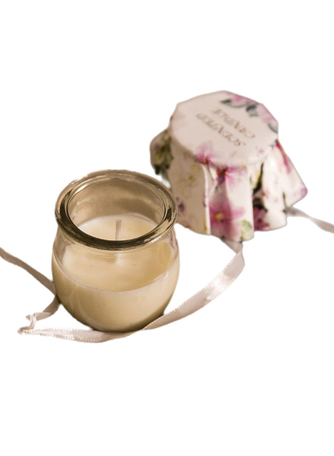 2-Pack Clear Glass Scented Candles Fresh Scented Plant Wax Holiday Gift Scented Candles (Lychee White Tea)