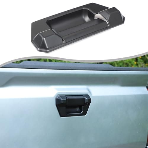 TOYCIDFG Tailgate Pull Handle Cover Trim Compatible with Toyota Tacoma 2024 2025 2026 Car Exterior Decoration Accessories Not Compatible with SR Ver Matte Black