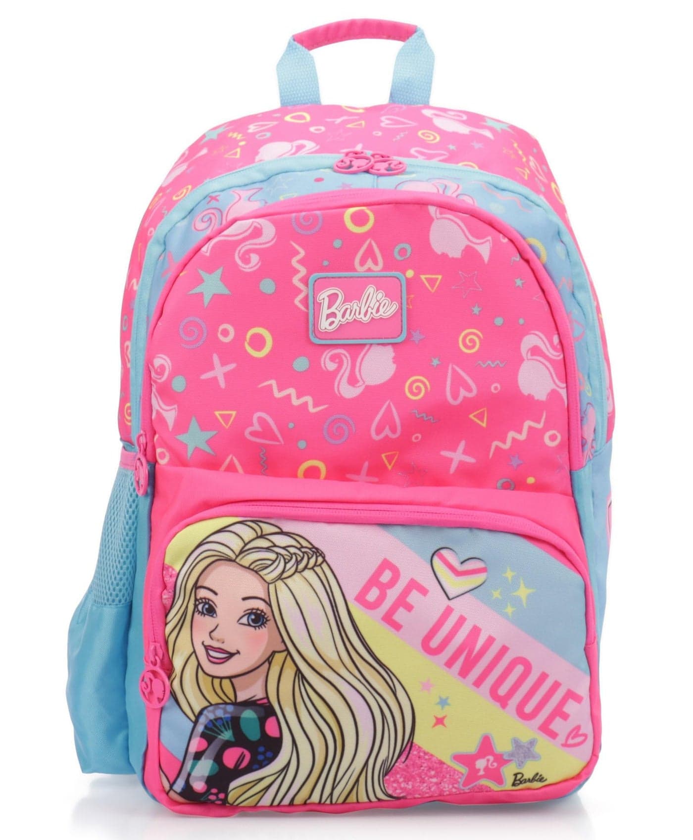 STRIDERS Barbie School Bag Dreams in Style for Kids – Lightweight, Trendy Backpack with Padded Comfortable Straps & Spacious Compartments – Ideal for Little Fashionistas – Age 6–8 Years – 16 inches