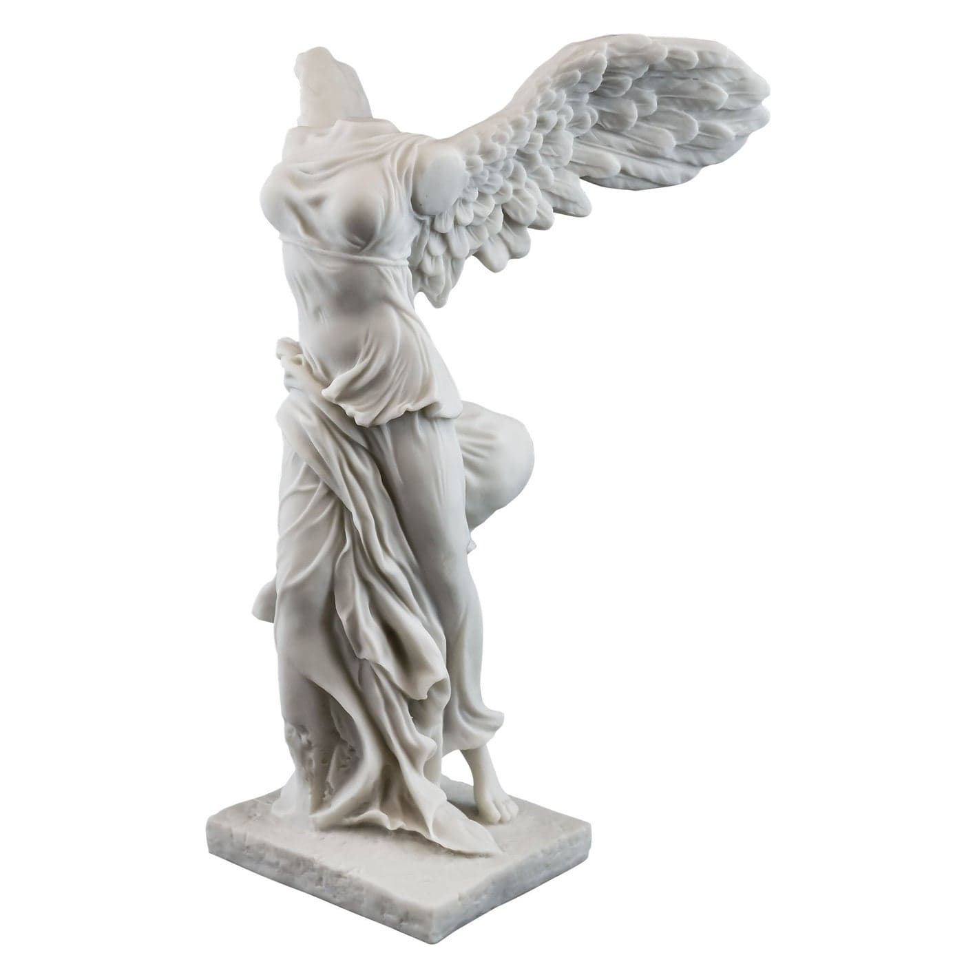 Top Collection 11Inch Winged Victory of Samothrace Statue Goddess Nike Sculpture from the Louvre Premium Cold Cast Marble MuseumGrade Masterpiece Replica