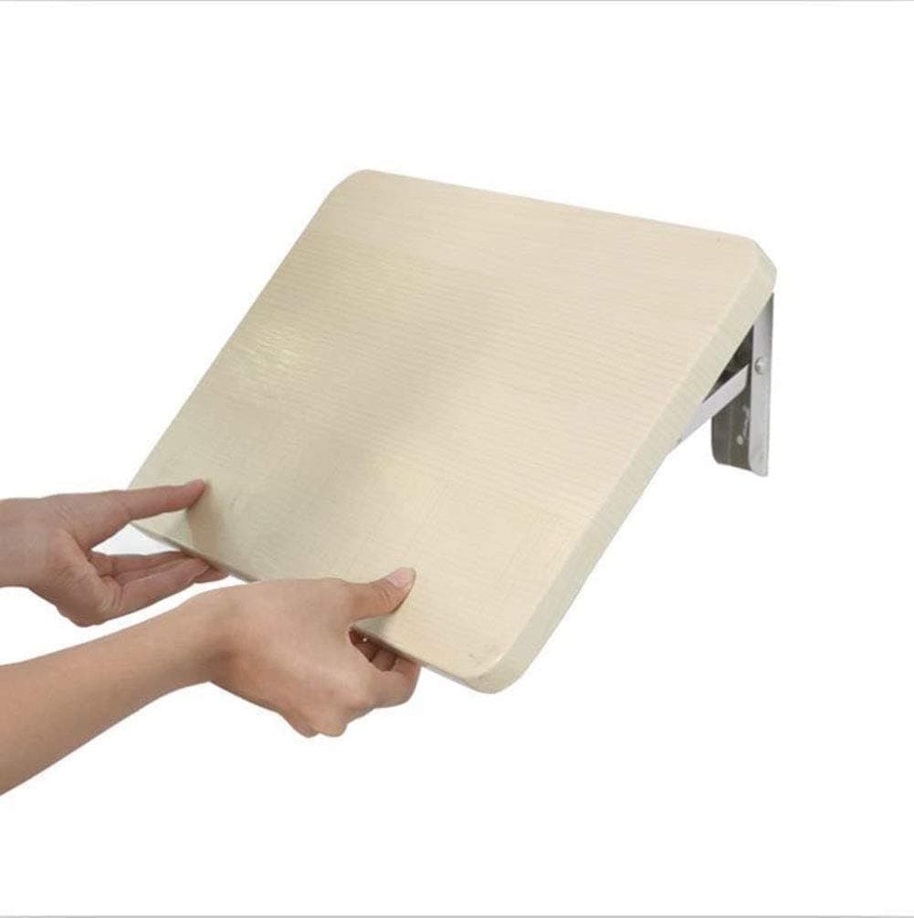 Indian Decor 95260 Wall Mounted Drop Table MDF Kitchen DiningMultiUse TableLaptop Fold Down Home Office Balcony Computer Workstation Space Saving Hanging Size 60X36cm Made in India