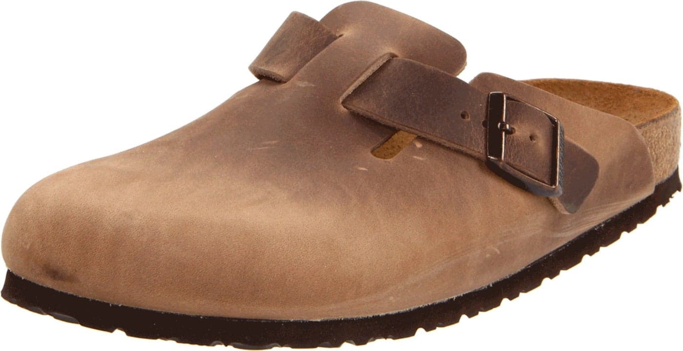 Birkenstock Boston Classic Arch Clog,Tobacco Brown Leather,40 M EU