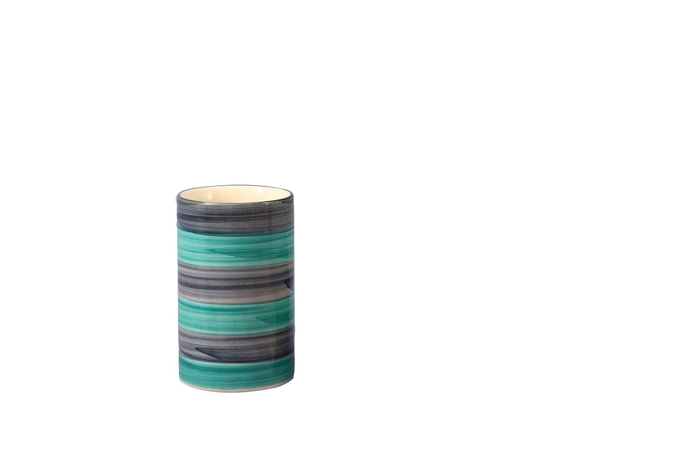 Caffeine Ceramic Handmade Sea Green Water Glass 300ml Stoneware
