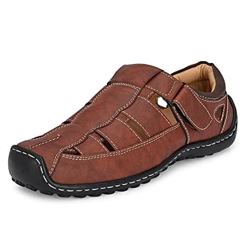 Centrino Men's 6113 Burgundy Fisherman Sandals_7 UK (6113-13)