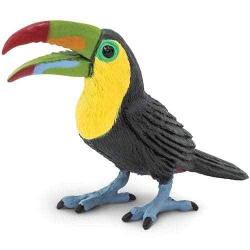 Safari Ltd Toucan Figurine Lifelike 275 Bird Figure Educational Toy for Boys Girls and Kids Ages 3