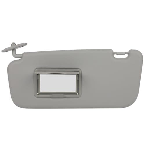 SCITOO Left Driver Side Sun Visor fit for Hyundai Getz 2002 2003 2004 2005 2006 2007 2008 2009 2010 2011 2012 Without Sunroof with Mirror Without Light Gray 852201C200QS 852201C200QS