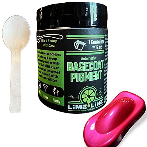 LiME LiNE Base Coat Maker Pigment Powder Automotive Grade Basecoat Metallic Pink Pearl