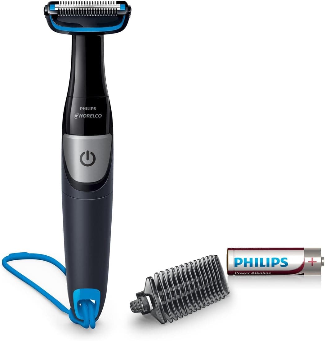 Philips Norelco BG102660 Bodygroom Series 1100 Showerproof Body Hair Trimmer and Groomer for Men