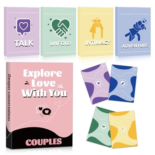 Etyishe Couples Games for Adults Couples Games for Date Nights Deep Relationship Conversation and Adventure Cards Game Romantic Gifts for Anniversary Valentines for Him and Her