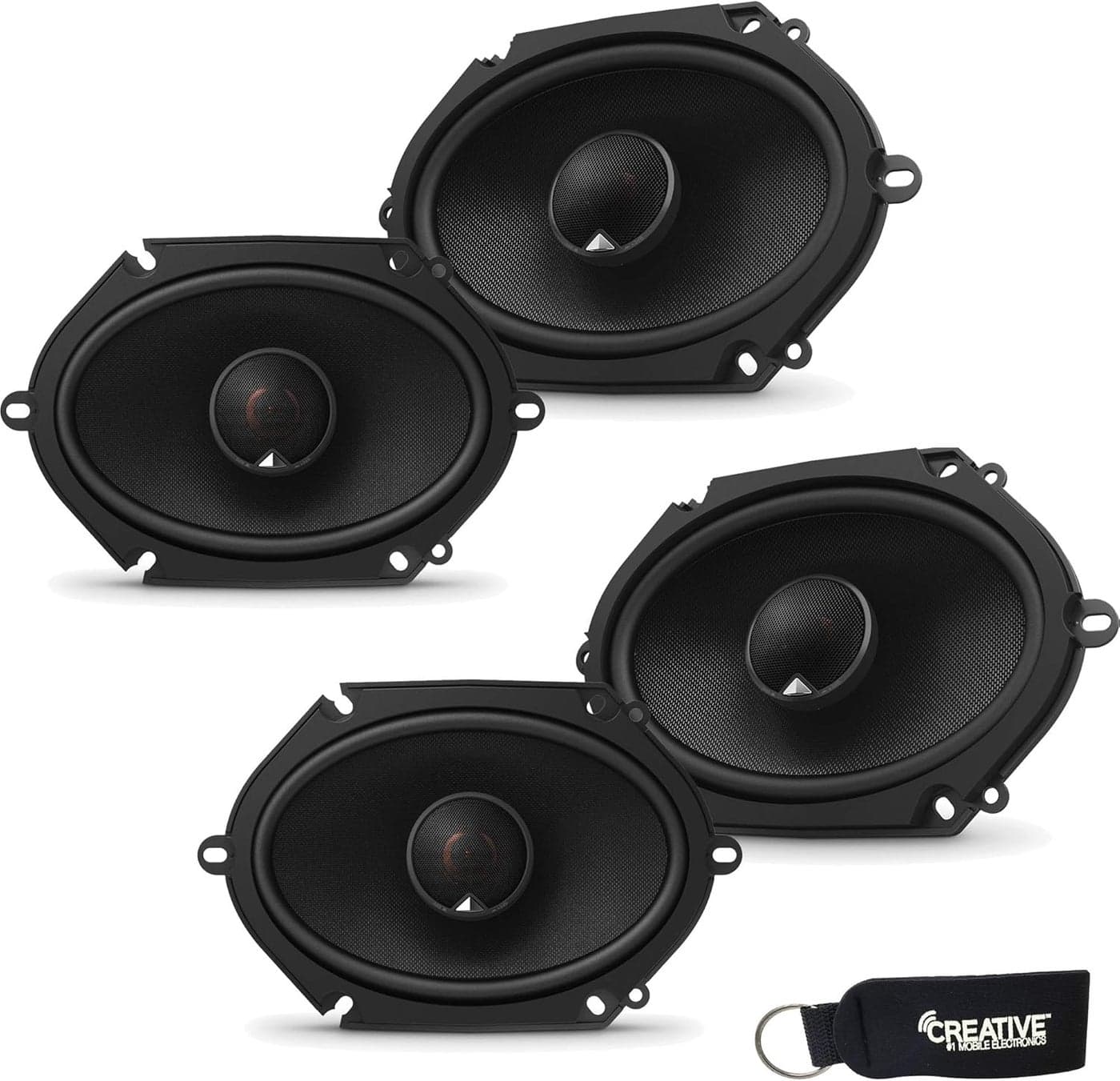JBL STADIUMGTO860 Stadium Series 6x8 Inch Stepup Multielement Car Audio Speaker Systems Two Pairs