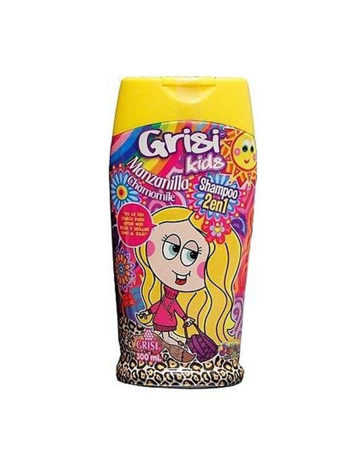 Manzanilla Kids Shampoo for Girls | Lightening Shampoo with Chamomille Extract, No Tears Hair Product for Light and Shiny Hair; 10.1 Fl Ounces