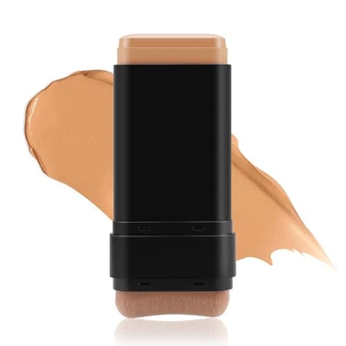 Boobeen Full Coverage Foundation Stick Cream Foundation Makeup With Brush Longwear Concealer And Contour Stick With Matte Finish To Cover Blemishes