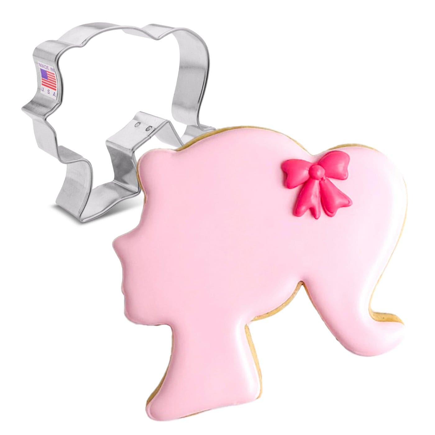 Doll Head Cookie Cutter 4 Made in USA by Ann Clark