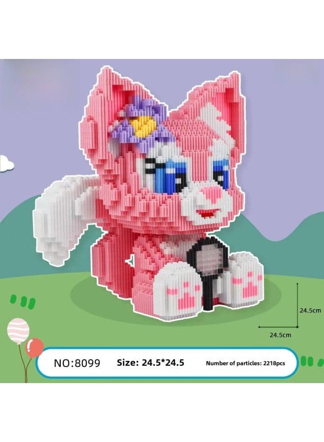 Toy/puzzle Category Building Blocks/figurines Subcategory Construction Toys Age Range Years Gender Unisex Material Plastic Theme-Color:8099 Magnifier Sitting Belle
