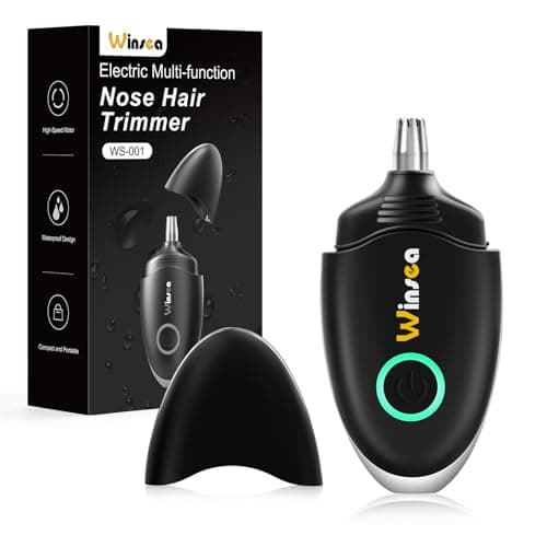 Winsea Ear and Nose Hair Trimmer for Men and Women Travel Trimmer HighPrecision Nose Shaver USB Rechargeable Waterproof Safe Quiet Operation Portable Ear Hair Remover Design