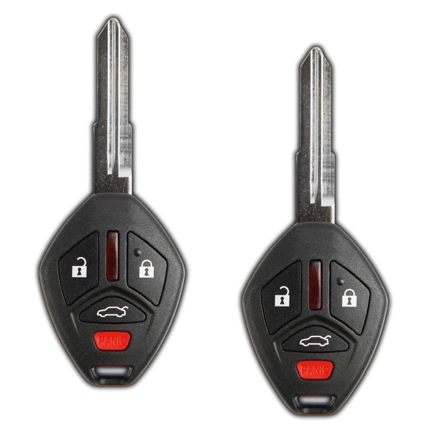 2X KeylessOption Key Fob Replacement for 2007 2008 2009 2010 2011 2012 Mitsubishi Eclipse Galant Remote 4Button OUCG8D620MA Locksmith Required