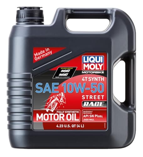 Liqui Moly Motorbike 4T Synth SAE 10W50 Street Race 4 L 4Stroke Oil SKU 20068
