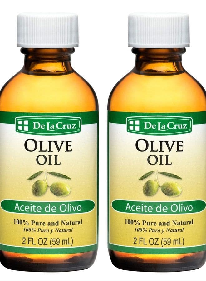 Pure Olive Oil, Non-GMO, Bottled in USA, 2 FL OZ (2 Bottles)