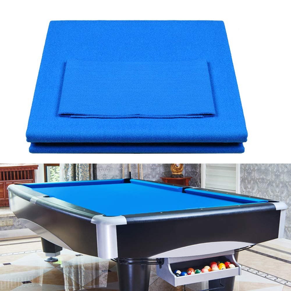 Boshen Worsted Blend Billiard Cloth Pool Table Felt Fast Speed for 7 8 9 Pool Table Pre Cut Bed Rails
