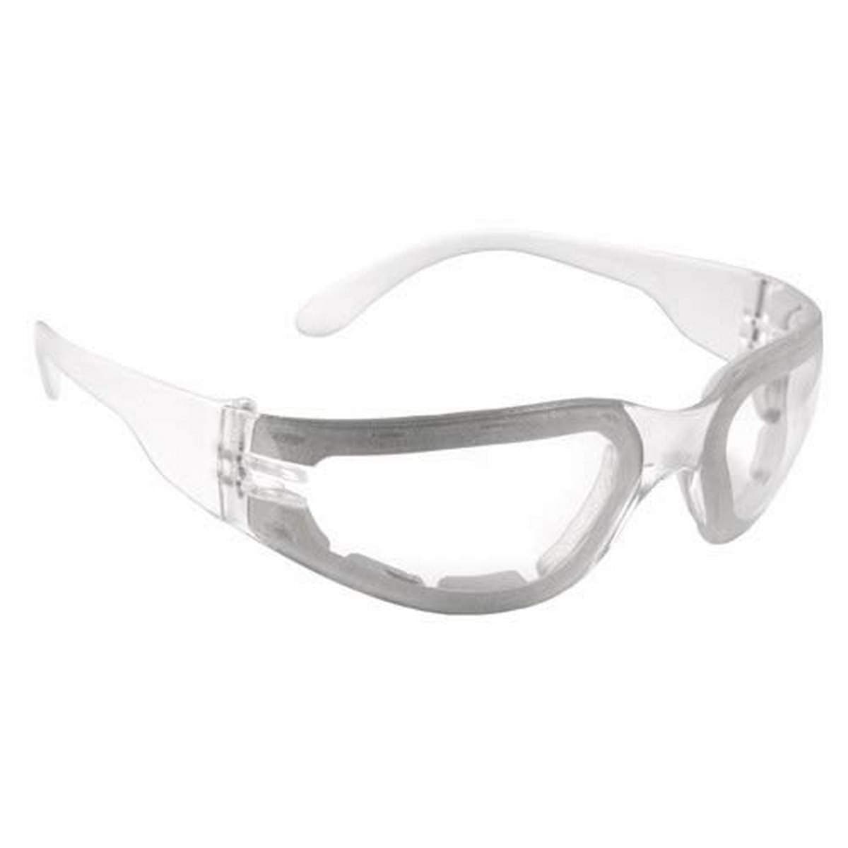 Radians MRF111ID Mirage Foam Lined Safety Glass Clear With AntiFog Coating