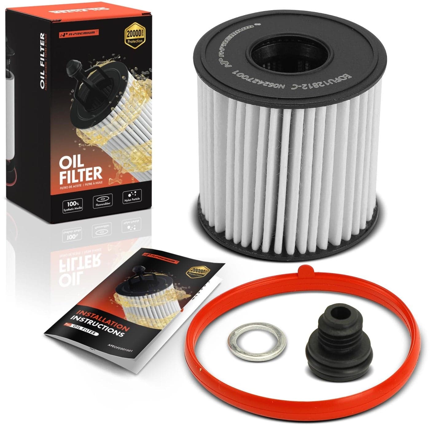 APremium 20K Miles Upgrated Protection Oil Filter Compatible with Hyundai Kia Models Elantra 20212024 Sonata 20202024 Kona 20222024 K4 2025
