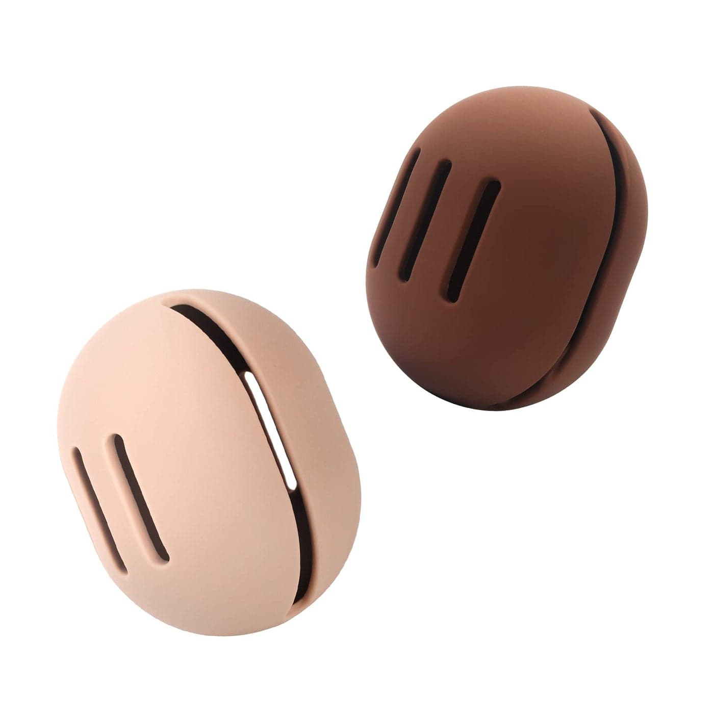 FERYES 2 PCS Makeup Sponge Holder Shatterproof EcoFriendly Silicone Beauty Make Up Blender Case for Travel