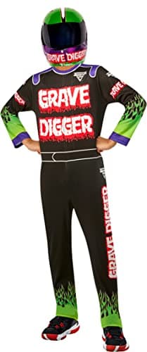 Monster Jam: Grave Digger Costume for Kids by Rubies, Boy's Small