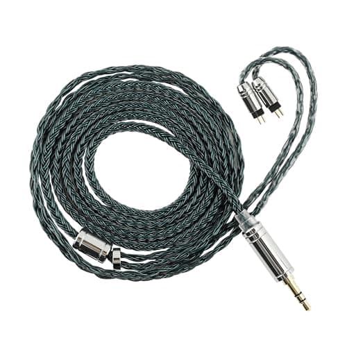 Linsoul Tripowin Zonie IEM Cable 16 Core Silver Plated Earphone Upgraded Cords 125m SPC in Ear Monitor Cable for 7hz Zero2 Orchestra Lite Cadenza Hype4 Supermix42pin 078mm 35mmMoss
