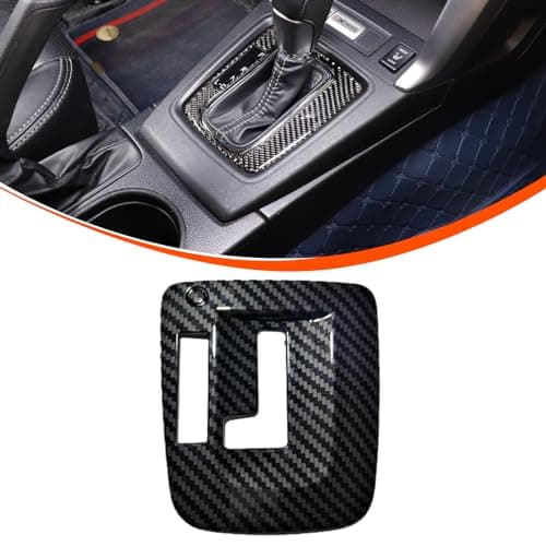 Aotumcer Central Control Car Gear Shift Panel Cover Compatible with 20122017 Subaru XV AccessoriesCarbon Fiber Gear Shift Panel Cover Trim StickerAntiScratch
