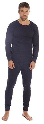 At The Buzzer Thermal Underwear Set for Men 95962-Navy-XXL