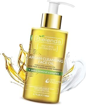 Skin Clinic Professional Gentle Cleaning Washing Light Argan Face Oil Sebu Control Complex AntiAge AntiWrinkles