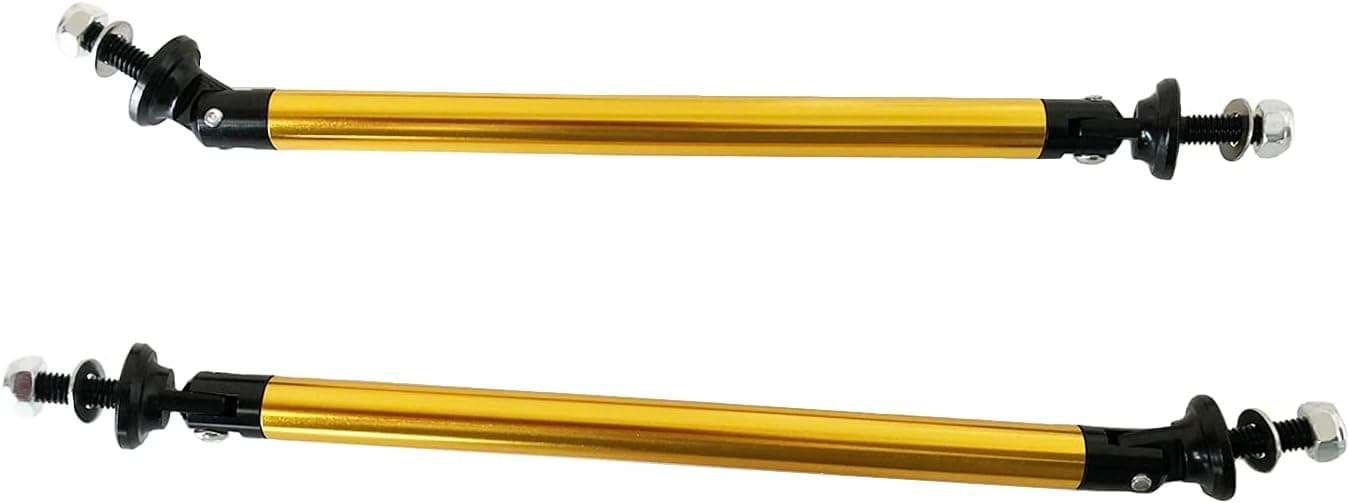 MOTLTECH Adjustable Front Bumper Lip Splitter Strut Rods