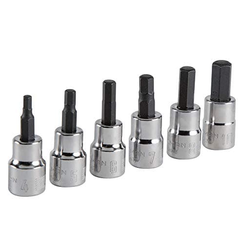 CRAFTSMAN Hex Bit Socket Set 38 Drive Metric 6Piece CMMT34448