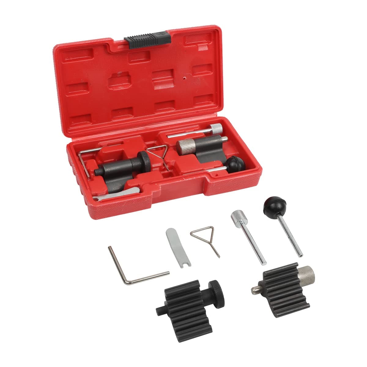 Engine Timing Tools Kit Diesel Engine Camshaft Alignment Tool Compatible for VW Audi SEAT Skoda 19L 20L TDI PD DOHC Engine HighPrecision Crankshaft Locking Tool Timing Belt Tensioner Tool