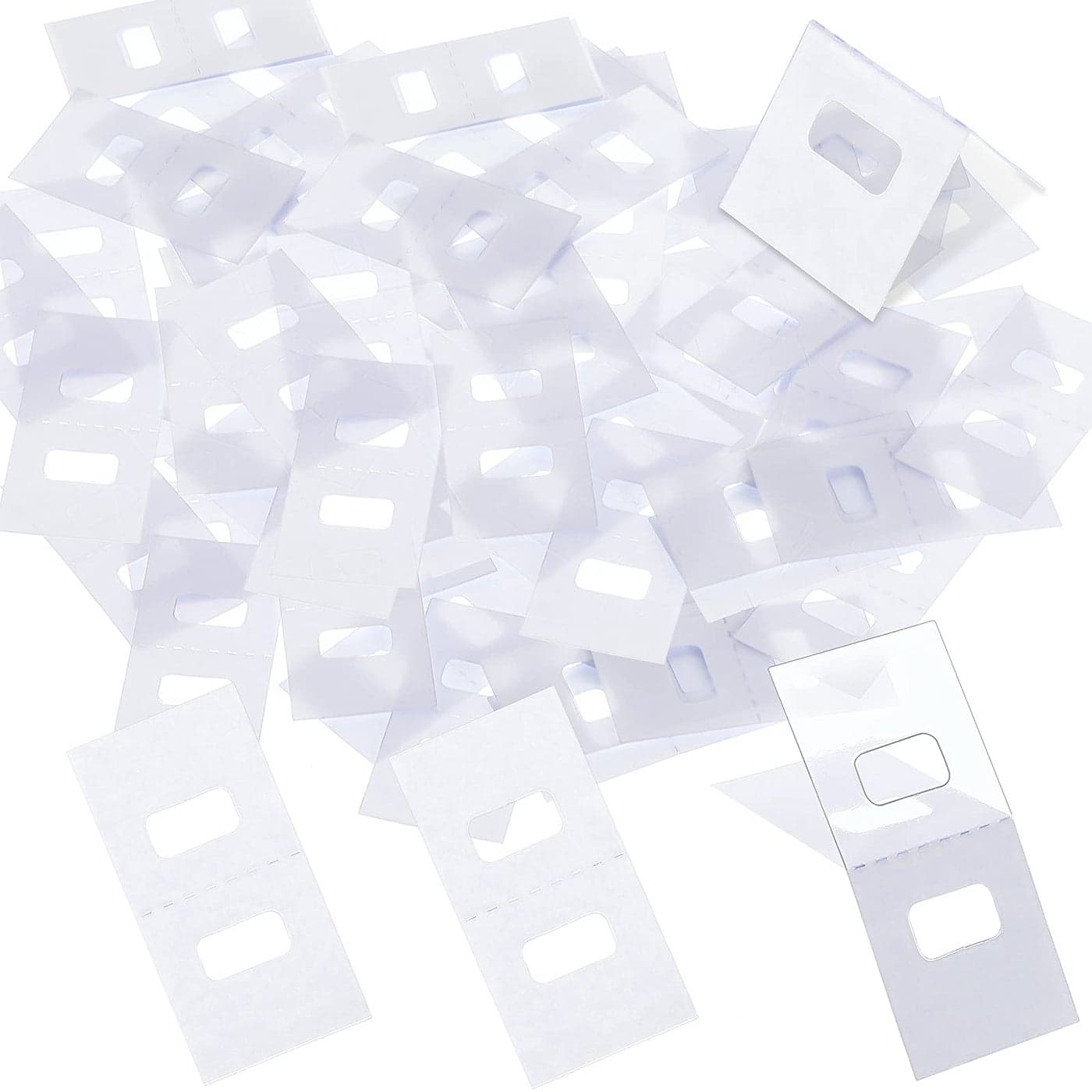 TOODOO Vertical Blind Repair Tabs Vertical Blind Vane Saver Clear 60 Pieces