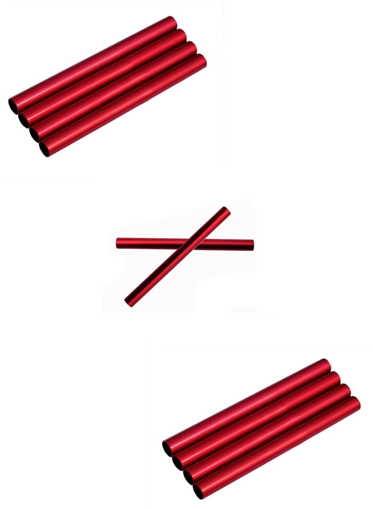 10pcs Aluminum Alloy Tent Repair Tubes with a Rod Repair Tubes for Camping Awning Accessories Tent Poles Replacement