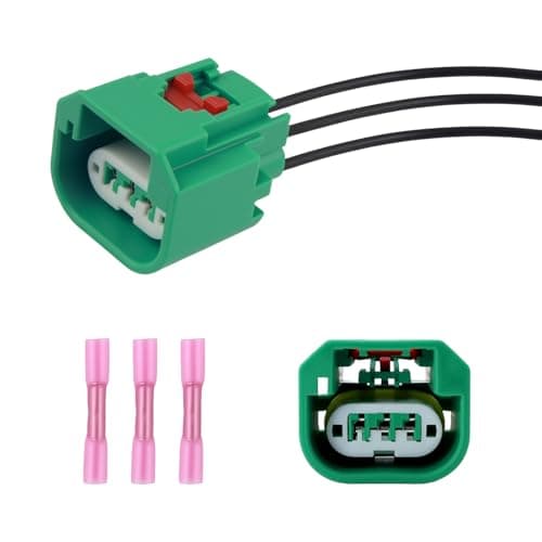 Headlight Wiring Harness with TerminalsPratical Headlight Connector Plug Compatible with DodgeJeepRamHeadlights Socket Harness Car Accessories Replace OEM68064997AA 1PC